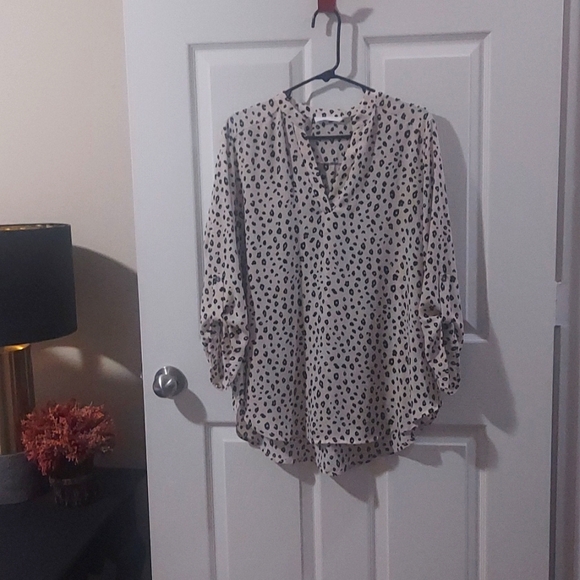 Lush Size XL Henly Style Leopard Print Tunic Blouse STITCHFIX - Picture 1 of 10